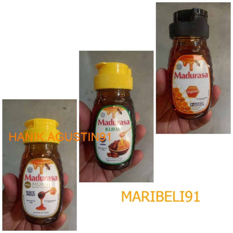 

Madurasa PET Murni, Original, Jeruk Nipis, Kurma - Netto 150gr maribeli91