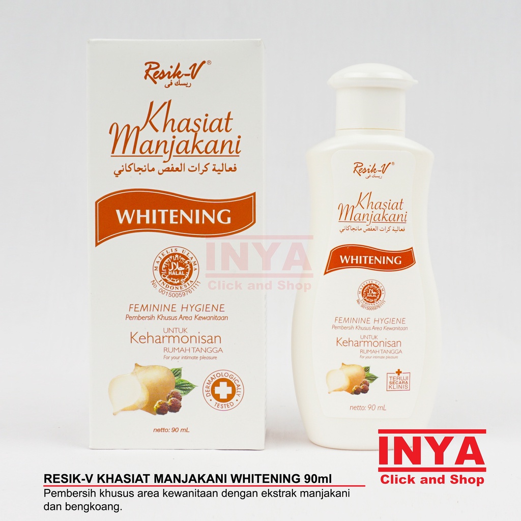 RESIK V KHASIAT MANJAKANI WHITENING 90ml - Feminine Hygiene