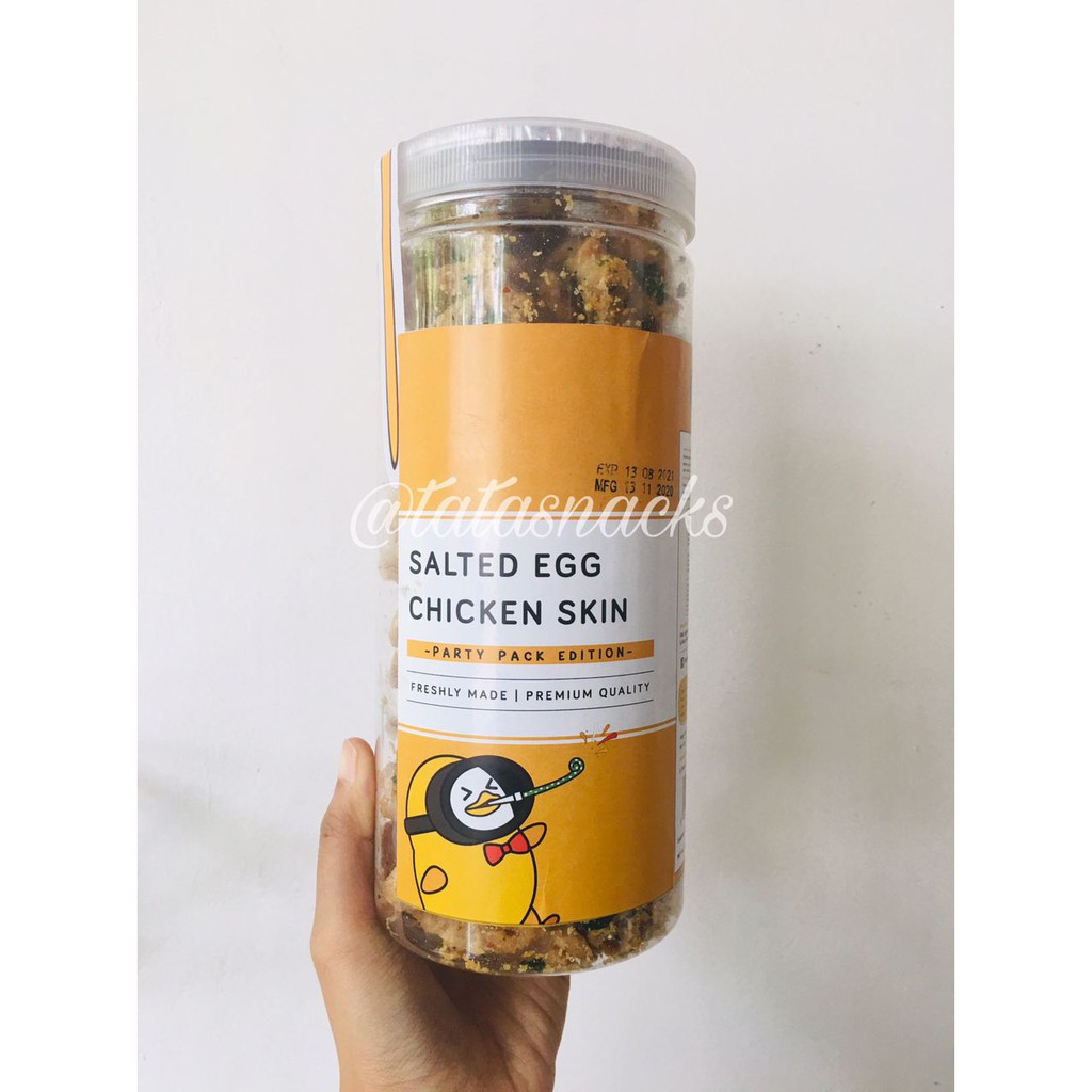 Ei Salted Egg Crispy Chicken Skin / Potato Chips Party Pack Edition
