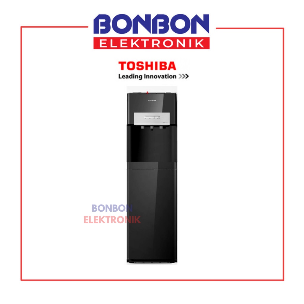 Toshiba Dispenser Galon Bawah + UV RWF-W2035UVBID(K) / RWFW 2035 UVBID