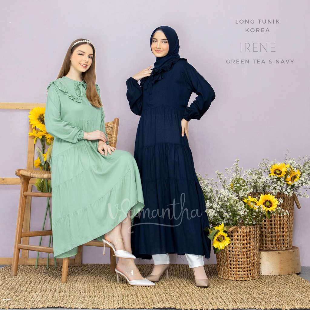 Long Tunik Korea Irene / Tunik Muslim Korea