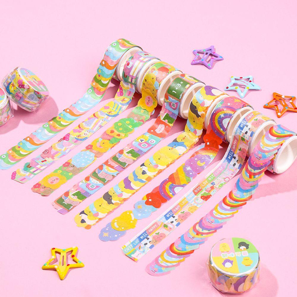 Suyo Washi Tape Tearable DIY Kawaii Stiker Scrapbooking Dekoratif