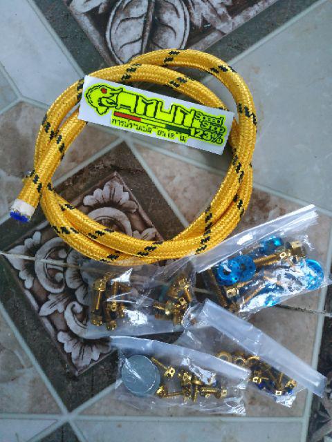 Baut Probolt Gold Flower 5x25 Drat 8 Panjang 2,5cm