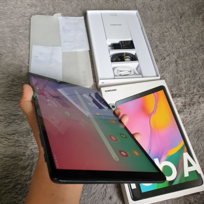 Samsung Tab A 10&quot; 2019 T515 3/32gb 4G LTE normal lengkap siap pakai