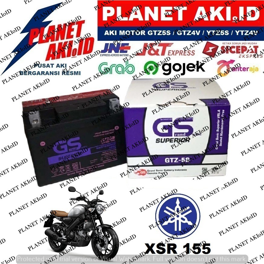 Aki Motor Yamaha XSR 155 GTZ5S Accu Kering MF