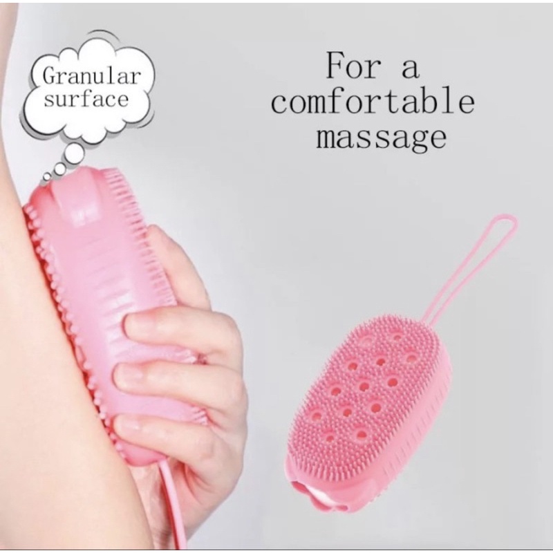 Sikat Mandi Silikon Bath Brush - Sikat Badan Bubbles Bath Brush - Sikat Mandi Bath Brush -