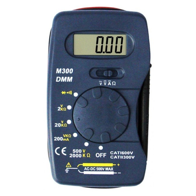 Pocket-Size Digital Multimeter - M300 - Black