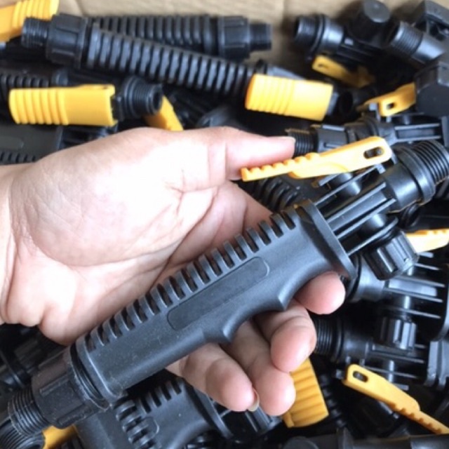 Hendle Sprayer Elektrik Pencetan Gagang tangki elektrik Kuning