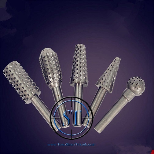 Mata Cuner Kikir Kayu Grafir Tuner HSS As 6mm Gerinda Mini Bor Wood Hss grinder Gerinda Bor Twist Drill Bits isi 5pcs