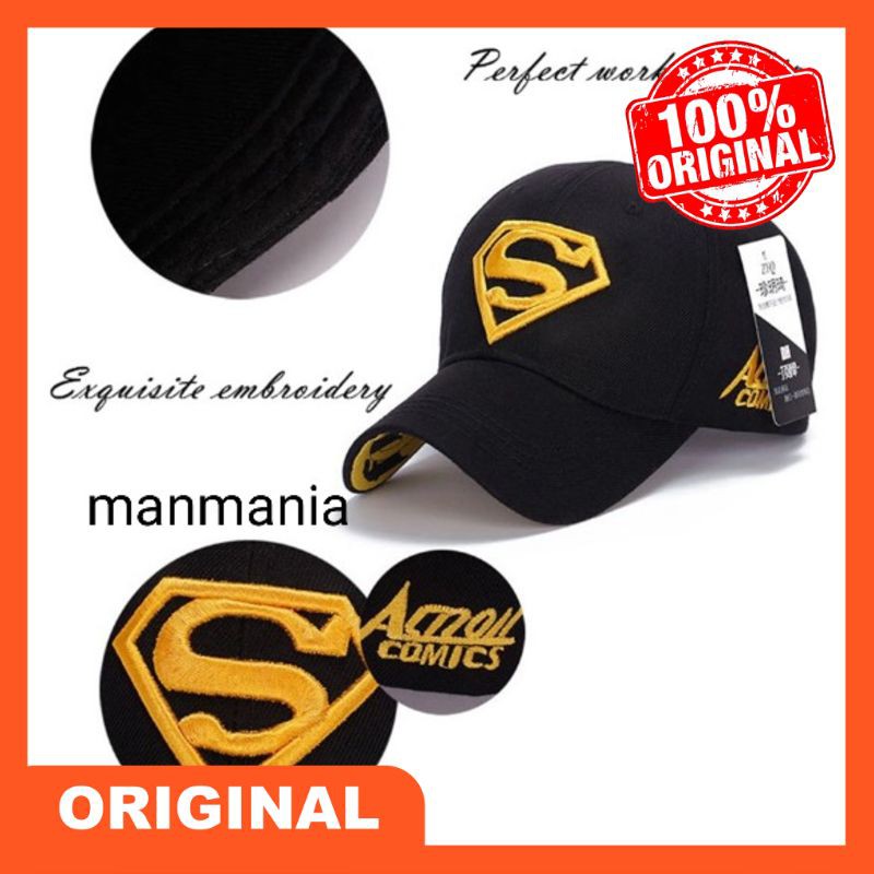 Topi Aksesoris Fashion Topi Superman Import