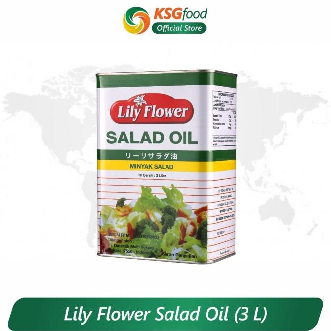 

READY COD LILY FLOWER SALAD OIL 3LT STOK TERBATAS