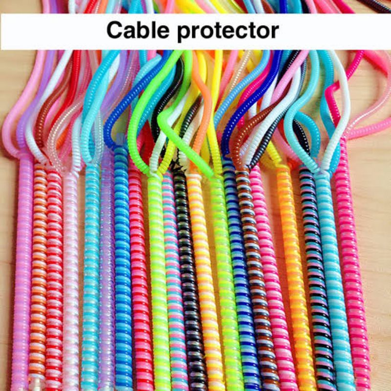 [3 warna] Pelindung Kabel/Cord Protector/Pelapis Kabel/Headset/Charger