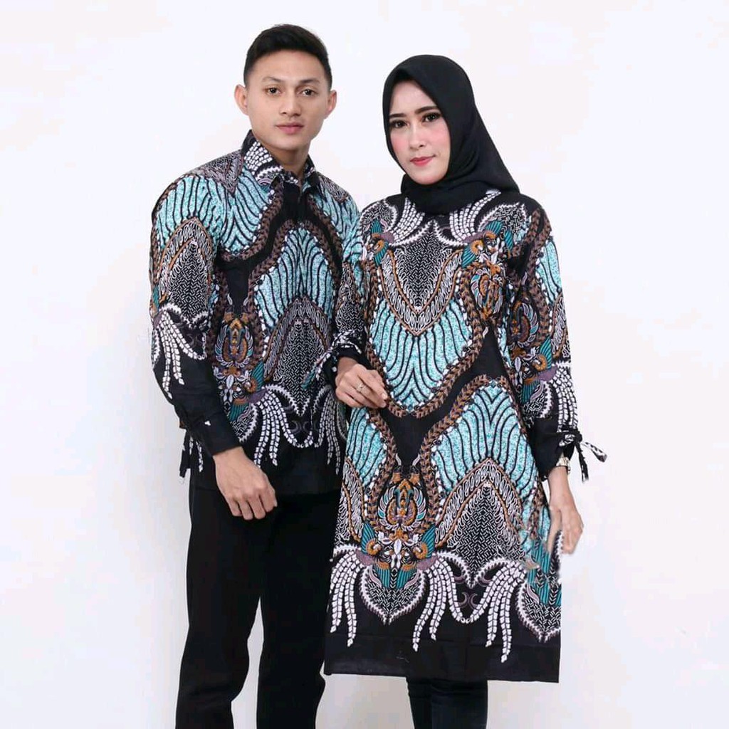 Maura Couple - Sania Ruffle Batik Couple Ori Ndoro Jowi DNT Garansi Termurah Shopee COUPLE AMELIA