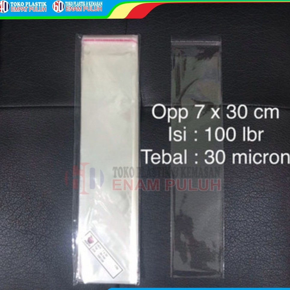 

Plastik opp lem tebal 03 7x30 7 x 30 seal 100 lembar pcs kaca 30 micron undangan bening murah