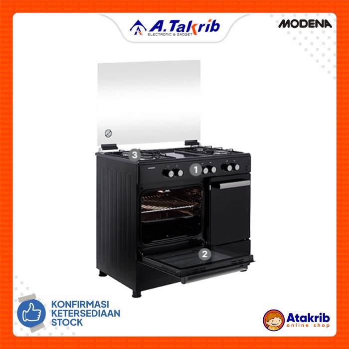 MODENA FREE STANDING GAS COOKER FC-8943L [4 Tungku]