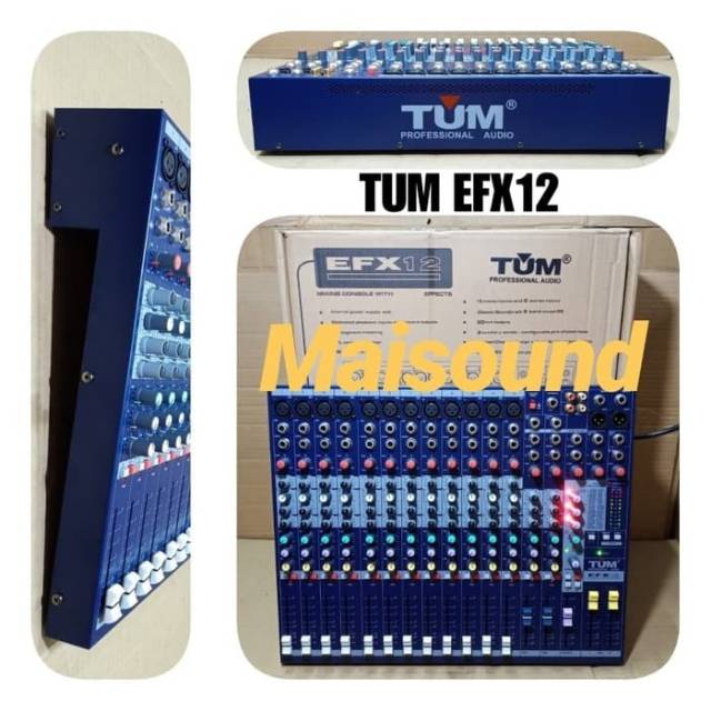 MIXER AUDIO TUM EFX12 EFX 12 CHANNEL