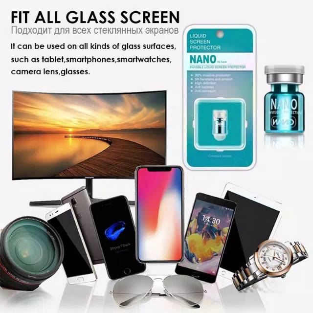 LIQUID Screen Protector NANO Hi-Tech- NANO Invisible LIQUID Protection