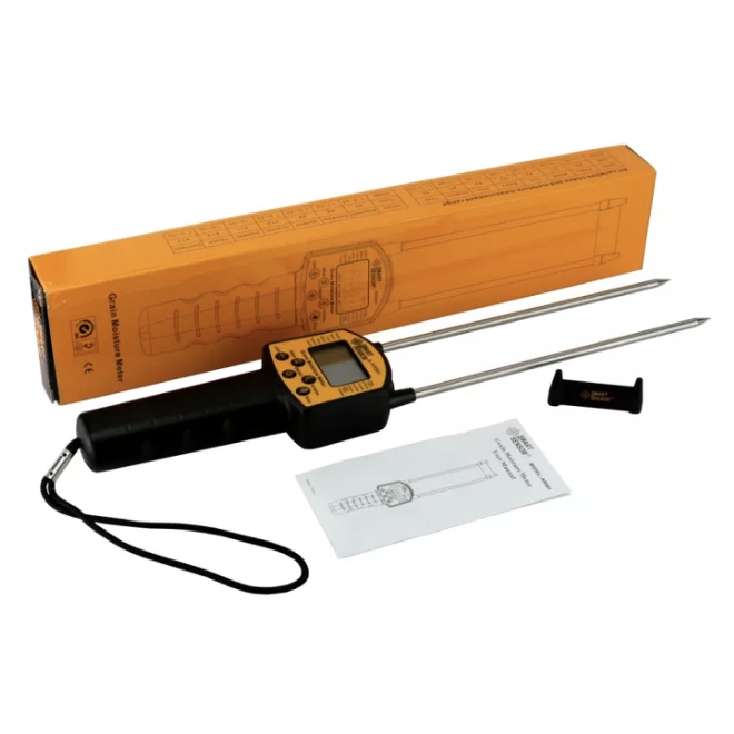 EZPZ Grain Moisture Meter Pengukur Kadar Air AR991 Alat Kelembaban Kacang Gandum Jagung Beras Padi Gabah Biji Bijian Kedelai Smart Sensor