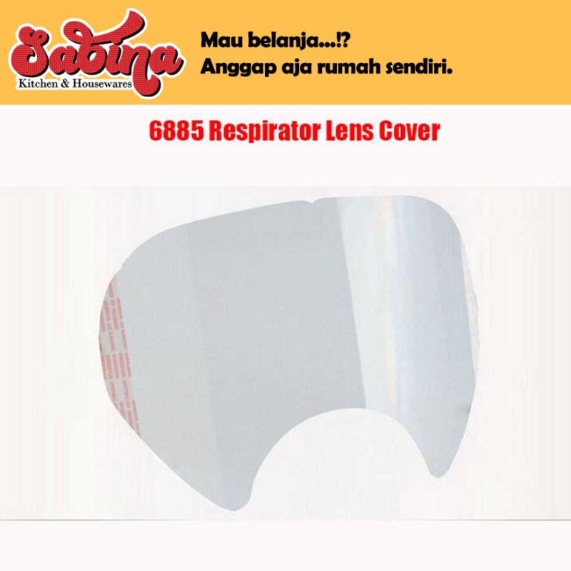 Lensa Kaca Wajah Pelindung Masker Gas Respirator