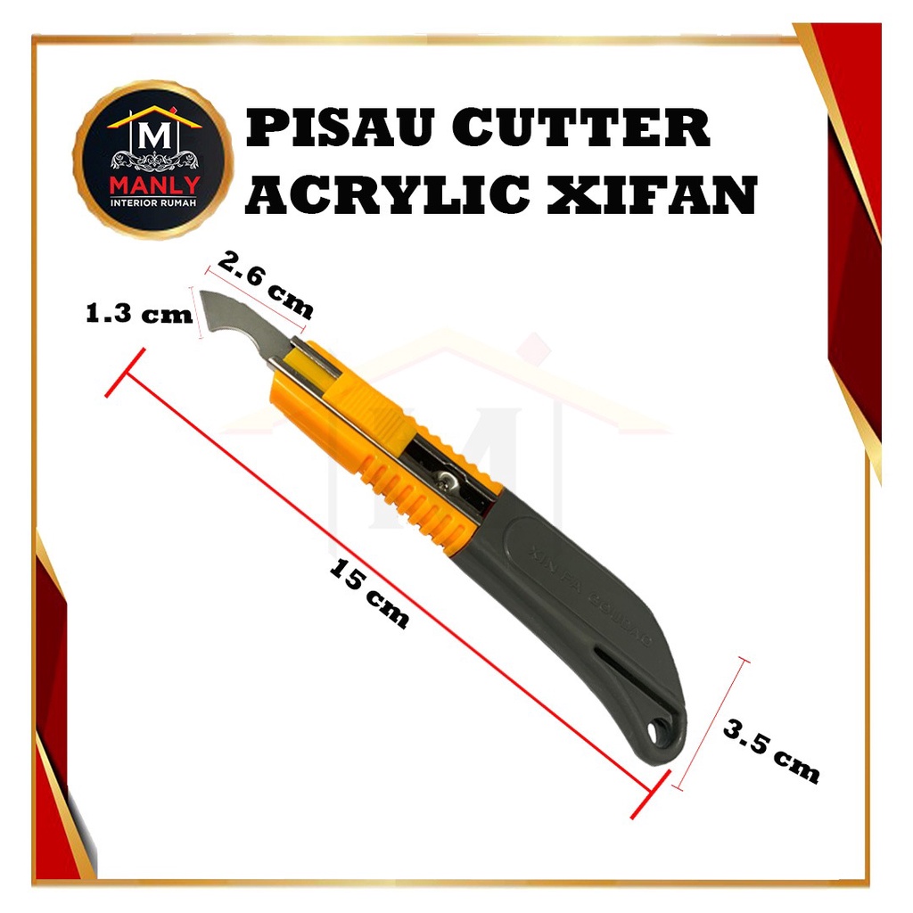 Pisau Cutter Akrilic / Mika / Pisau Cutter Acrylik