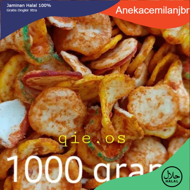 

Cemilan Seblak kering pedas daun jeruk seblak kencur kerupuk seblak 1 kg