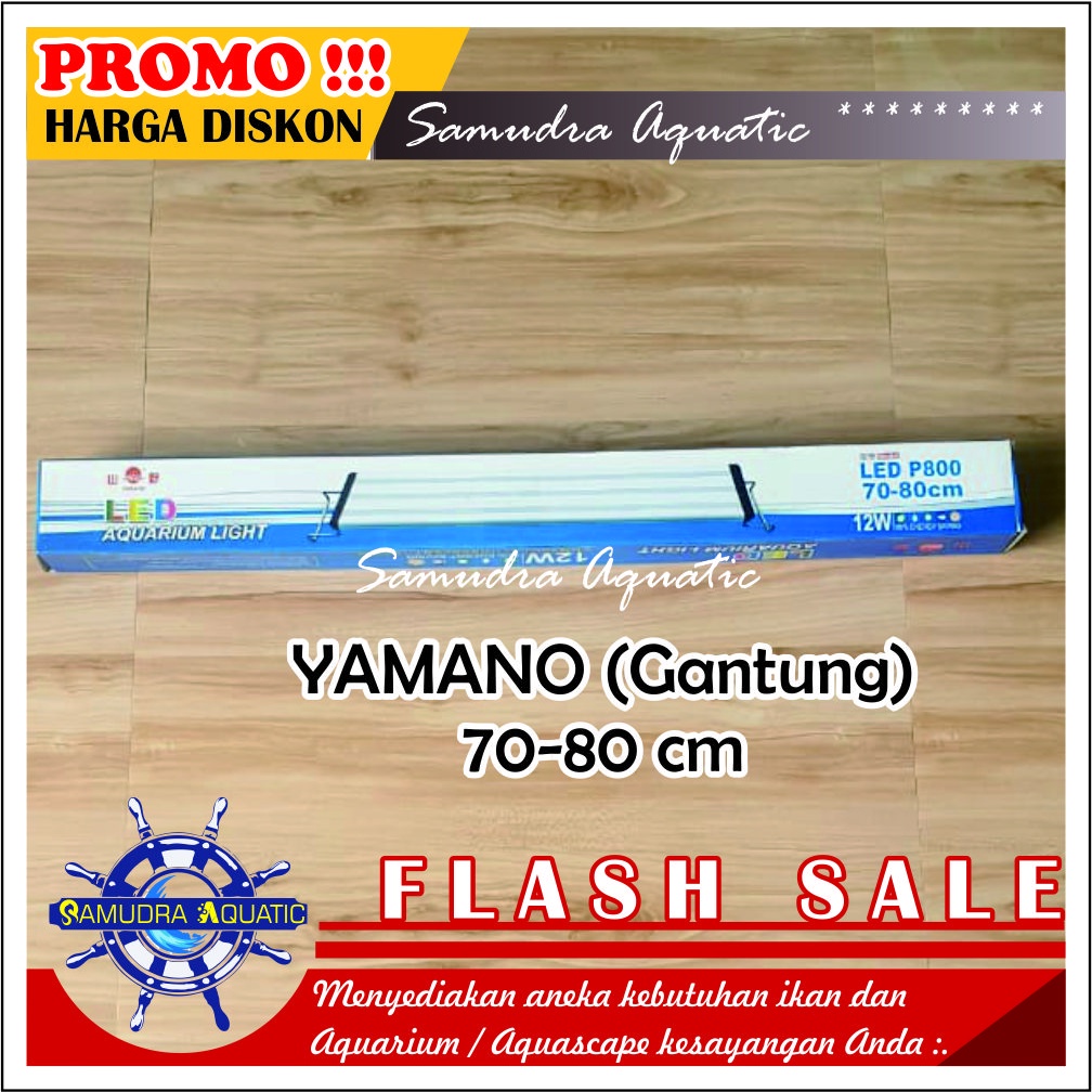 Lampu Aquarium GANTUNG 70-80 cm, Lampu Gantung HEMAT ENERGY, Lampu Aquarium Aquascape (GRATIS Bubelwrap)