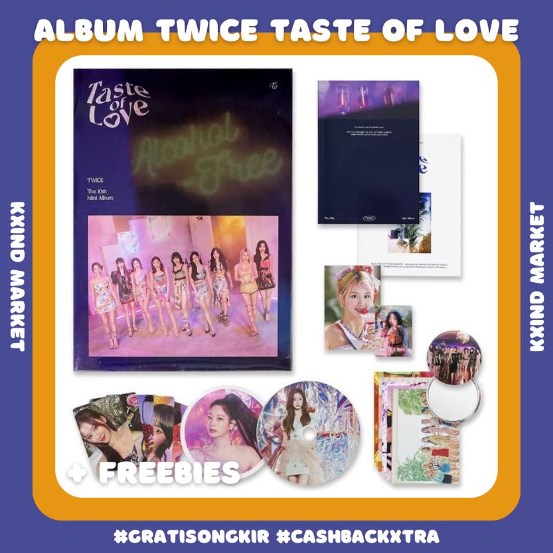 Album Twice Taste of Love / album only Twice / album tol / album Twice / album official / album kpop