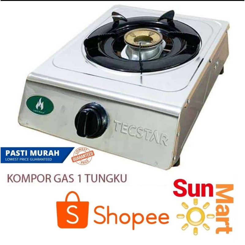 Kompor Gas 1 tungku Tecstar TG-388 Murah