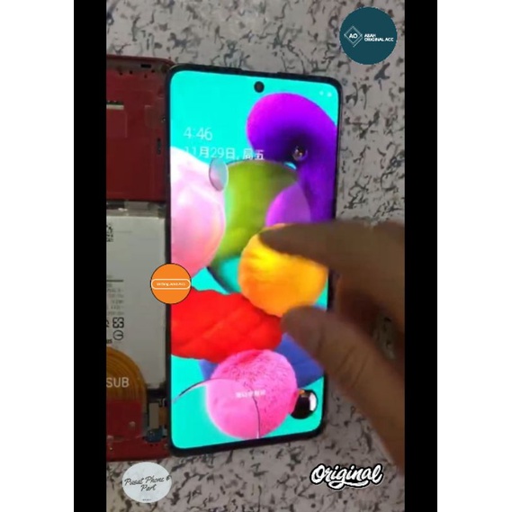 LCD SAMSUNG A51 AMOLED BISA FINGERPRINT ORI FULL DISPLAY INFINITY O