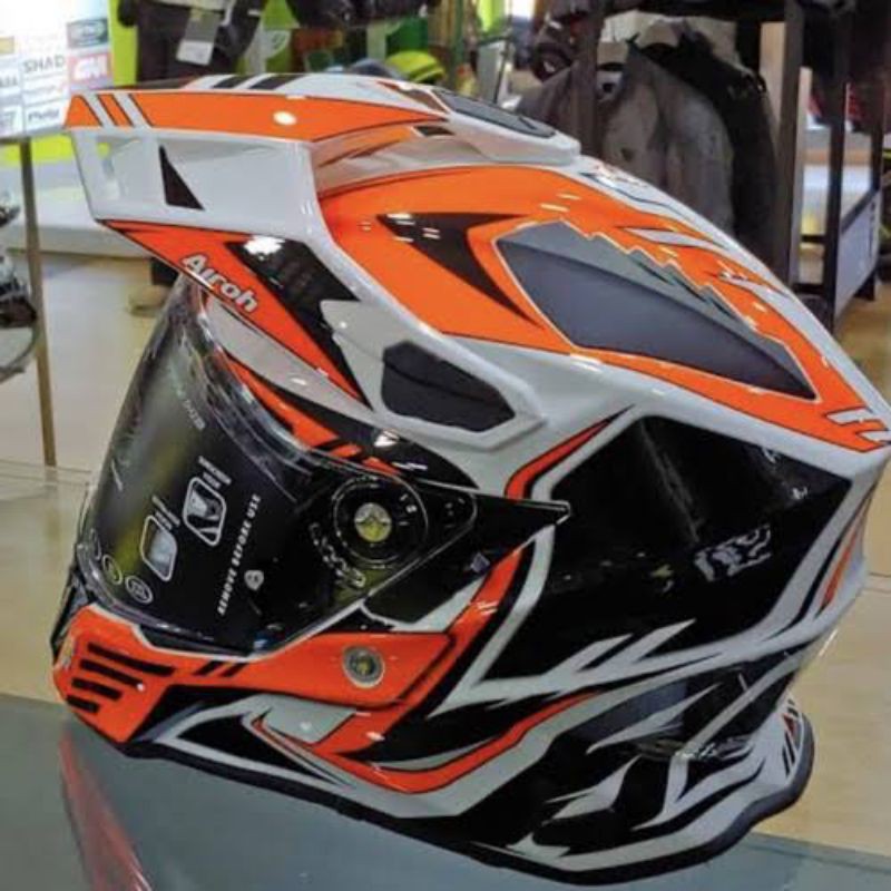 AIROH COMMANDER CARBON ORANGE