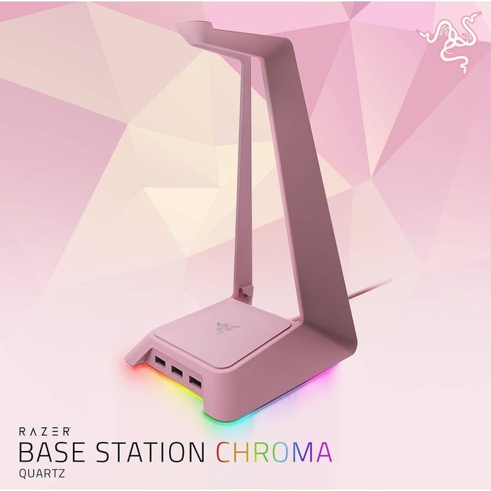 Razer Base Station Chroma Quartz Pink RGB Headset Stand / Cradle