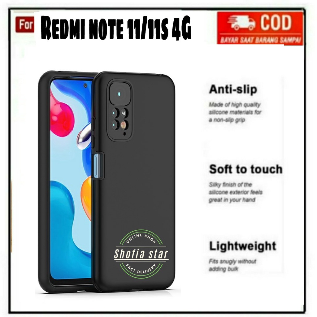 CASE REDMI NOTE 11 11S NOTE 9 SOFTCASE BABY SKIN MACARON PROTECT CAMERA