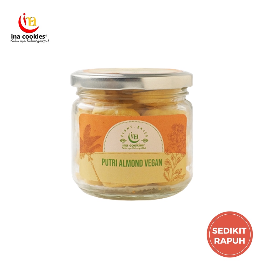 

Ina Cookies Kue Kering Putri Almond Vegan JAR wildan