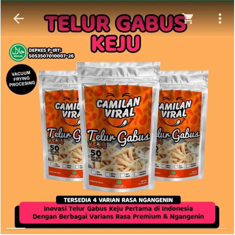 

Telur Gabus Keju