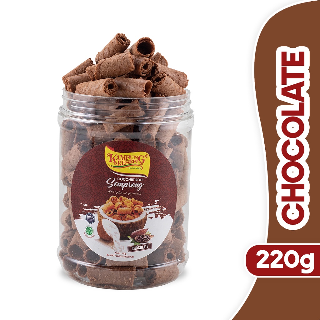 Kue Semprong Coklat Chocolate Kampung Resepi enak BPOM HALAL murah