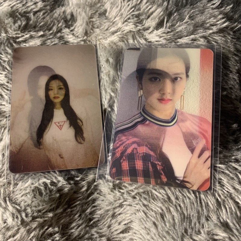 Blackpink ltd concert Jennie Jisoo Photocard lenti broadcast