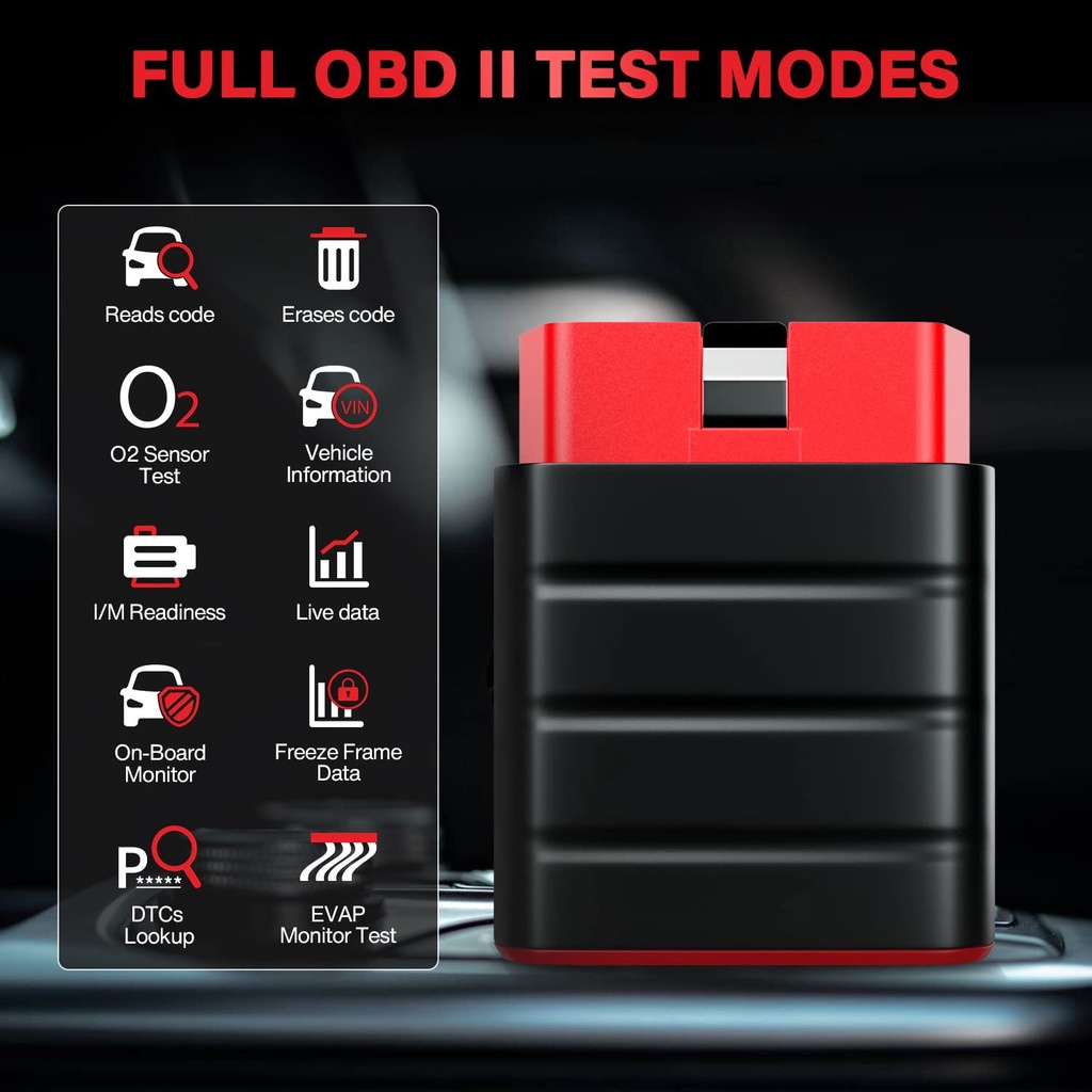 THINKCAR Thinksafe Bluetooth OBD2 Scanner Full System Car Scanner Diagnostic Tool Check Engine Code Reader With Oil EPB ABS SRS TPMS Throttle 6 Reset Auto OBD 2 Car Scanner For All Cars Support IOS &amp; Android Phone