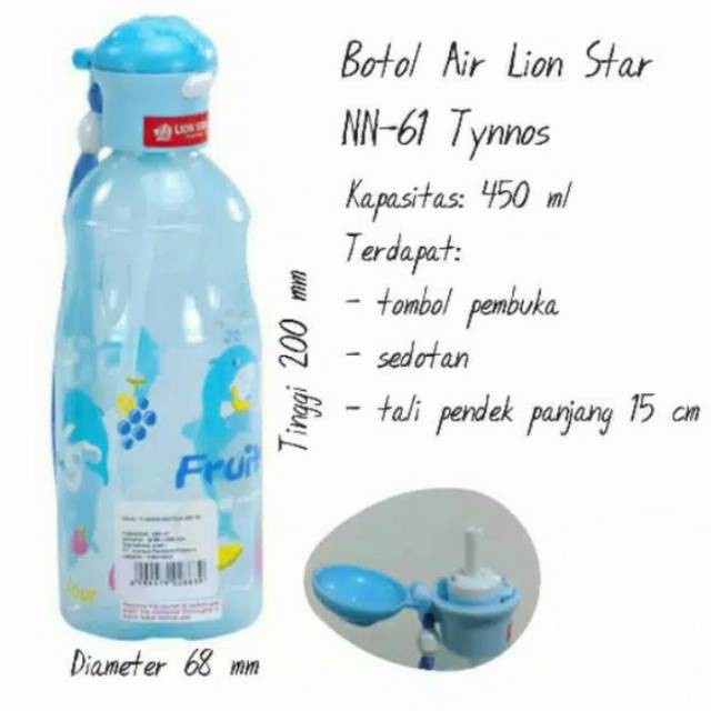 LION STAR Botol Air TYNOS 450 ml