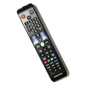 REMOTE REMOT SMART TV SAMSUNG LED LCD-HITAM