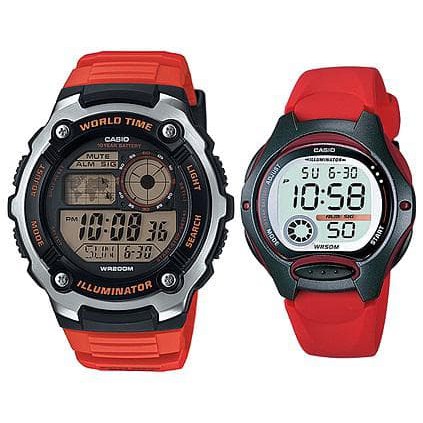 Jam Tangan Casio Original Couple Pria&Wanita Ae-2100W-4A & Lw-200-4A