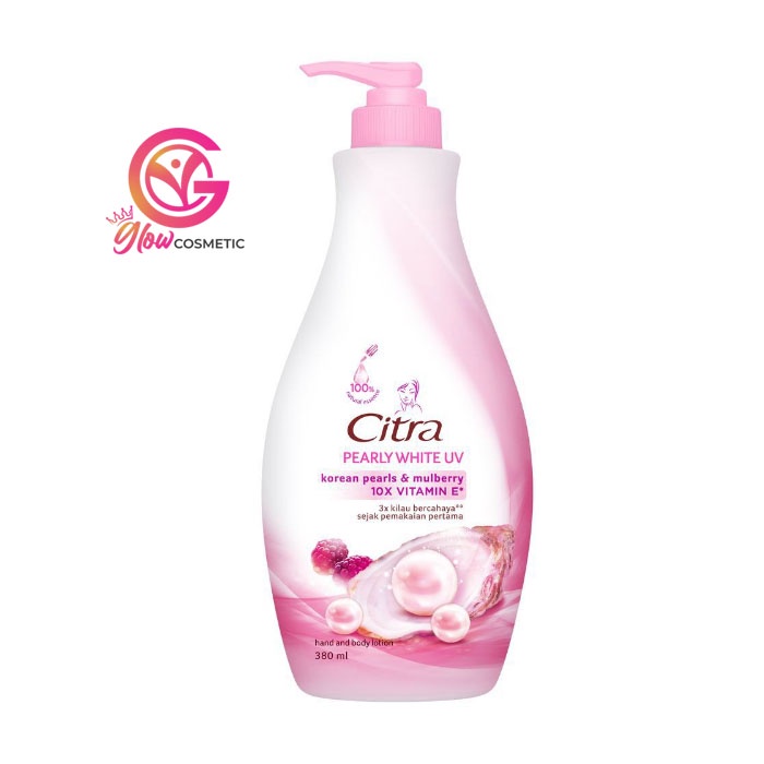 CITRA PEARLY GLOW UV HAND AND BODY LOTION