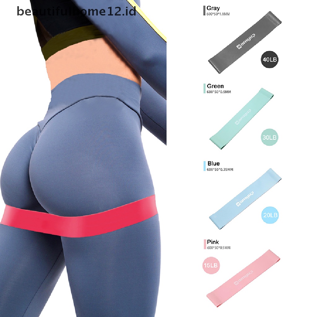 (Beautifulhome12.Id) Tali Resisten / Resistance Band Untuk Fitness / Gym / Yoga