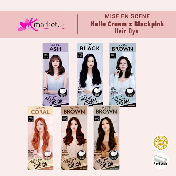 Mise En Scene Hello Cream x BLACKPINK Dye Hair