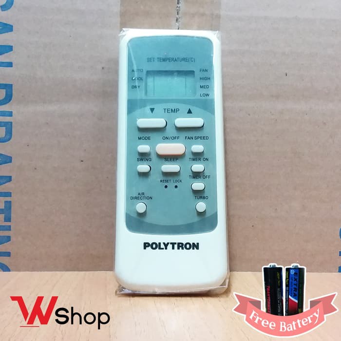 Remot/Remote AC Polytron - Ori/ORIGINAL - Air Conditioner Remote b