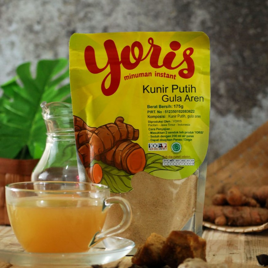 

Bubuk Minuman Herbal Kunir Putih Gula Aren Instan "YORIS" Pacitan, Suplemen/Jamu Kesehatan Alami