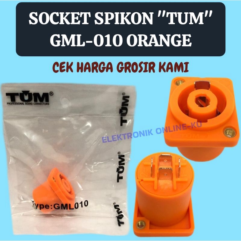 SOCKET SPIKON TUM GML-010 ORANGE