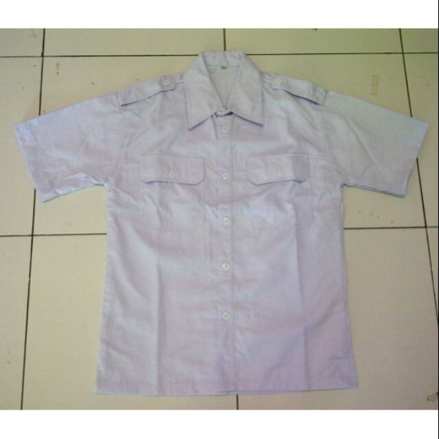 Kemeja Security PDH Putih Polos