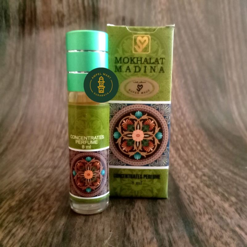 Parfum Mokhalat Madina 8 ml - Non Alkohol - Supermade