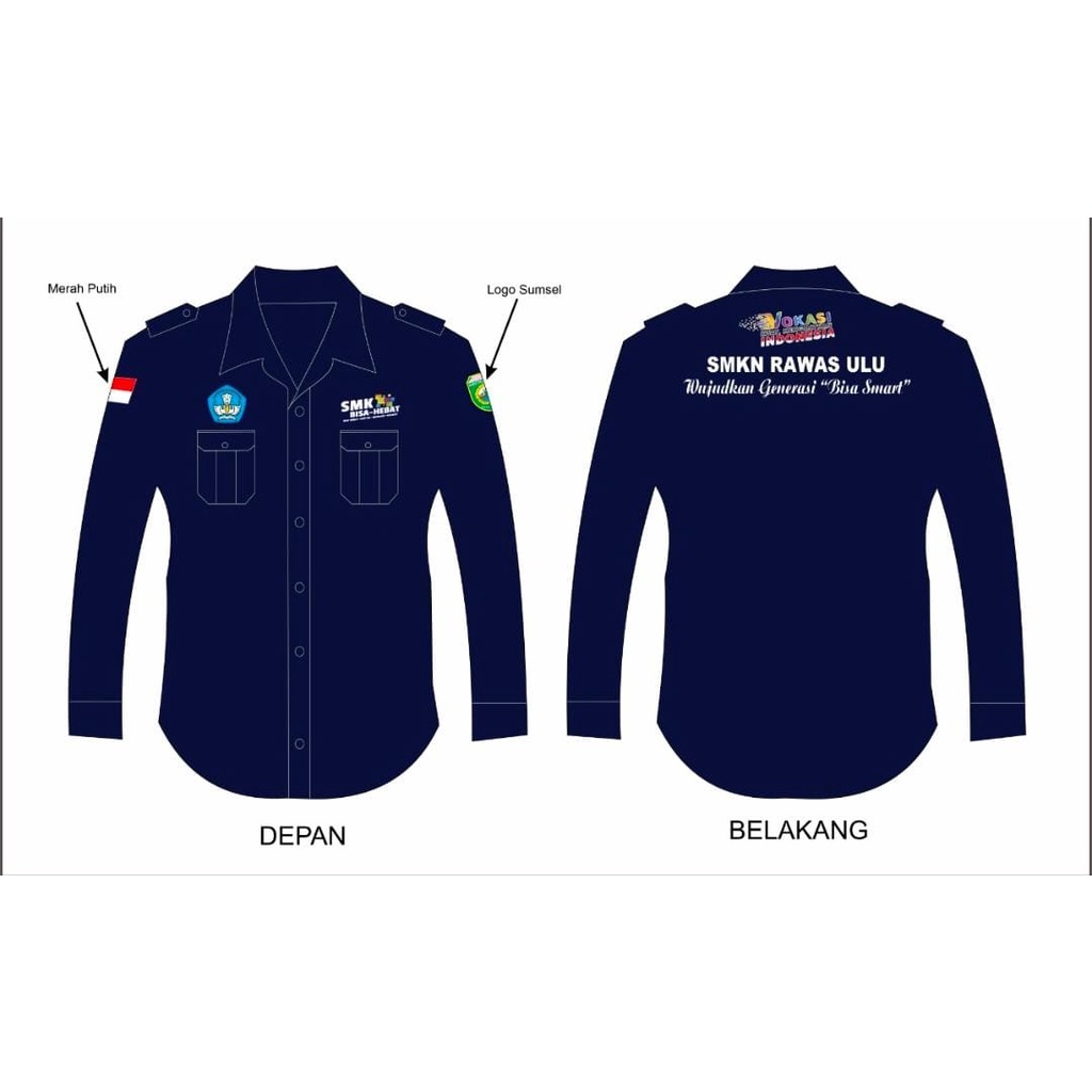 PO seragam baju PDH PDL / seragam baju guru/baju dinas/baju sekolah/baju osis/baju proyek/baju koko/