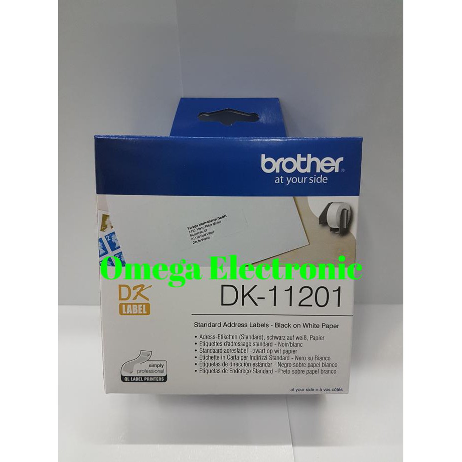 

Brother Label Tape Dk-11201 - Dk Die Cut Label Dk 11201